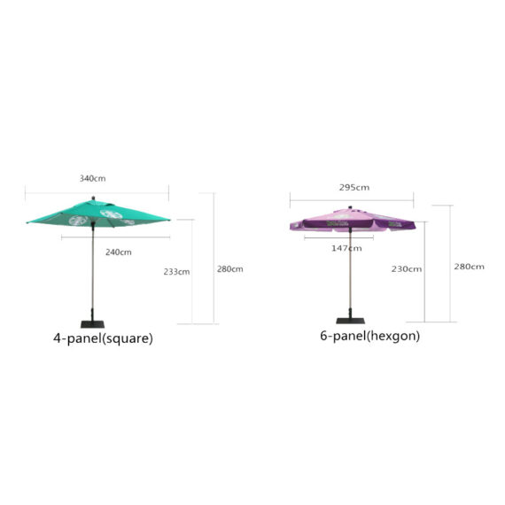 Parasoll XL 4-6 paneler